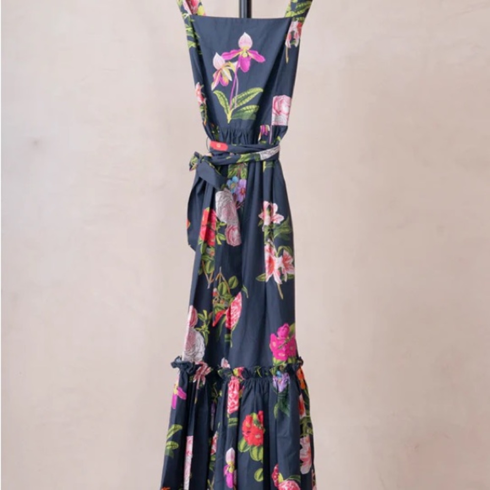 Caracara Julietta dress in evening blue - new with tags